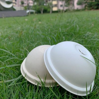 Disposable  90mm Sugarcane Dome Lids For 16 Oz Cups